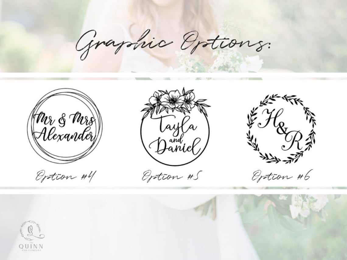 Personalized Acrylic Wedding Cake Topper | Acrylic Circle Cake Topper