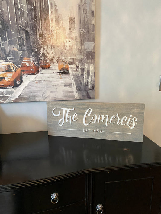 Pallet Sign. Beautiful handmade wood pallet signs for a personal touch to your home or as a gift to your friends or family. Each sign comes with your choice of stain and 3D acrylic lettering.