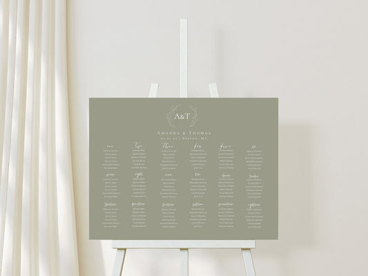 Alphabetical Seating Chart Template Download - 008
