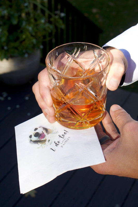 Custom Wedding Cocktail Napkins
