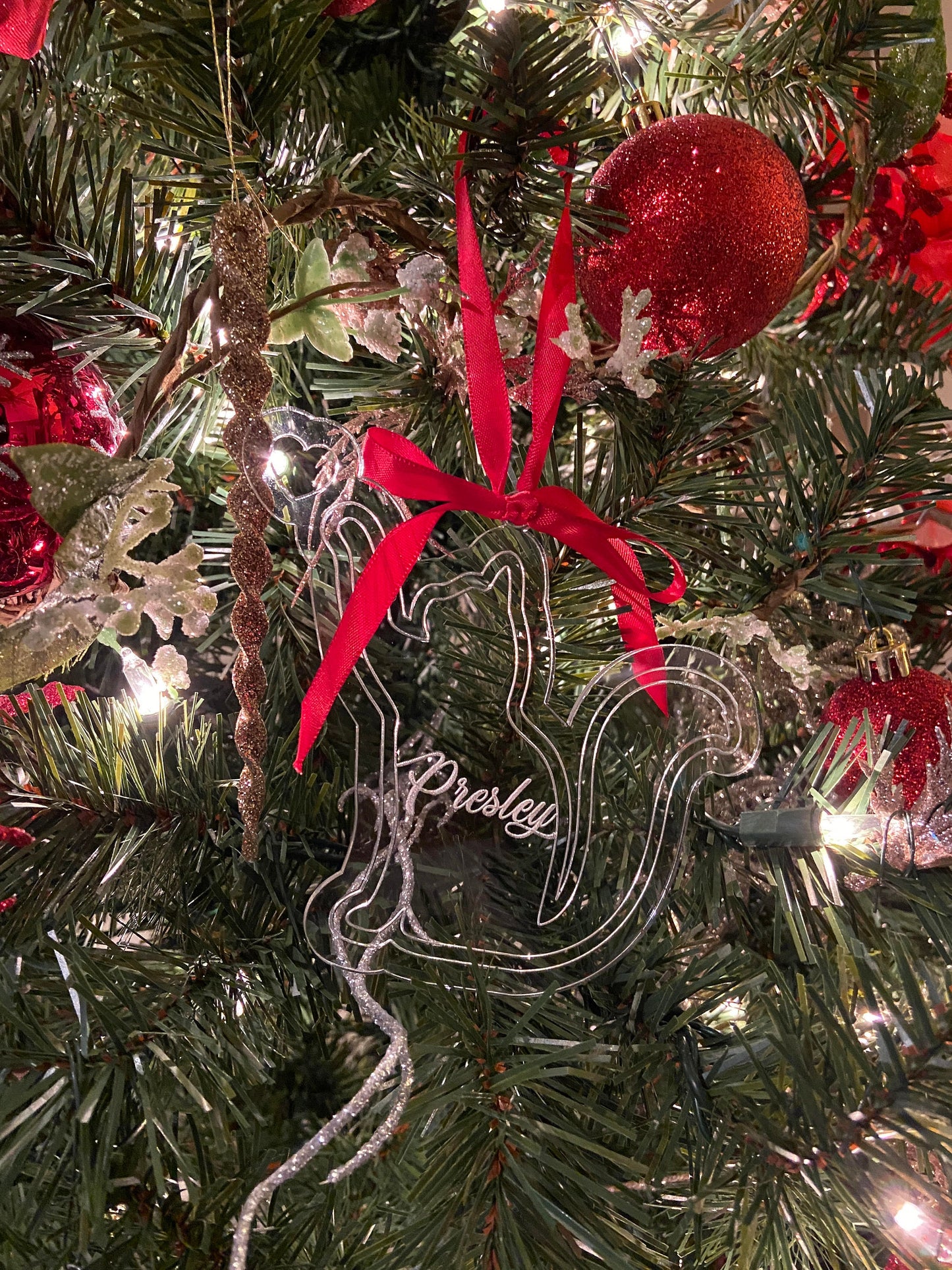 Pet Ornament | Custom Christmas Ornament | Gift for Animal Lover | Holiday Cat Lover Gift | Custom Christmas Ornament | Pet Lover Ornament