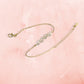Bridesmaids Bracelet | Dainty Bracelet | Crystal Bracelet | Delicate Leaf Bracelet | Wedding Bracelet | Bridesmaid Gift | Bride Bracelet