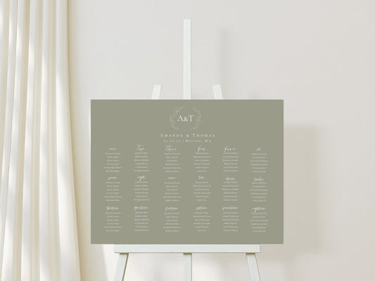 Alphabetical Seating Chart Template Download - 008