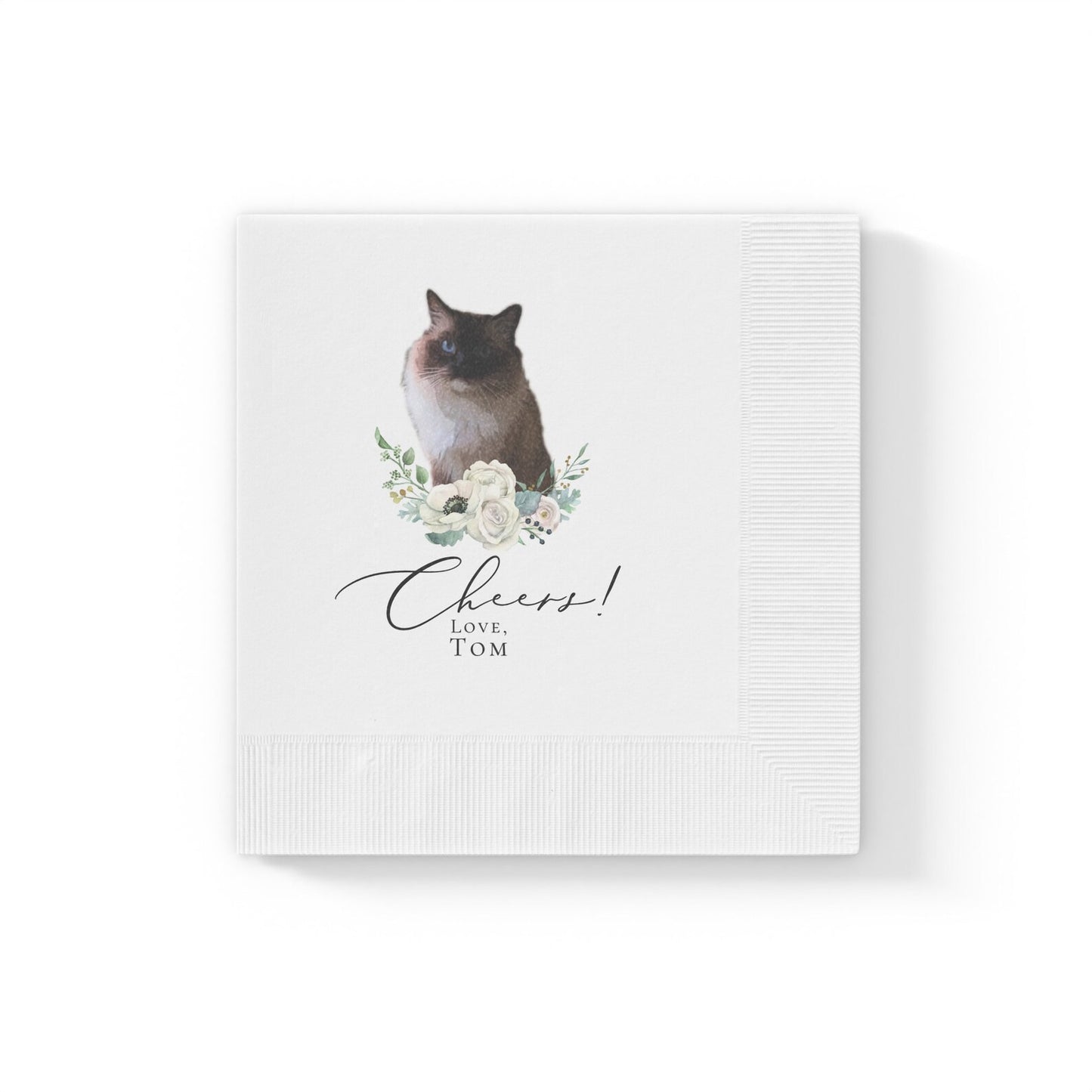 Custom Wedding Cocktail Napkins