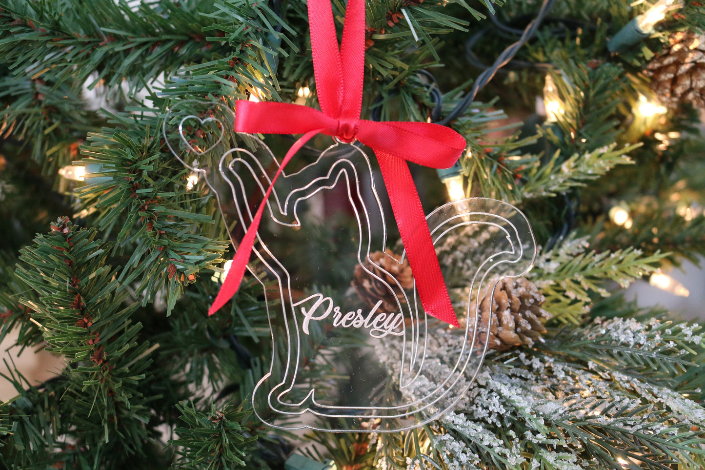 Pet Ornament | Custom Christmas Ornament | Gift for Animal Lover | Holiday Cat Lover Gift | Custom Christmas Ornament | Pet Lover Ornament